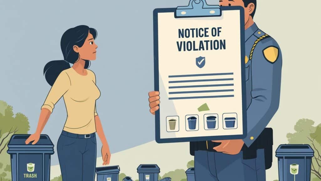 SB 1383 Fines, Enforcement, and Warnings
